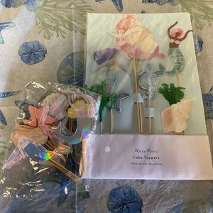 Mermaid Cupcake Toppers Brand New (Meri Meri Mermaid & other brand)